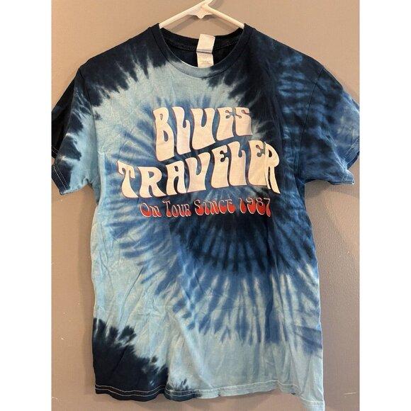 Blues Traveler Tie Dyed Tshirt “On Tour Since 1987”‎ Sz M - Picture 1 of 4